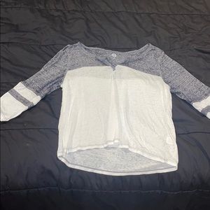 Long sleeve top with 3/4 sleeves